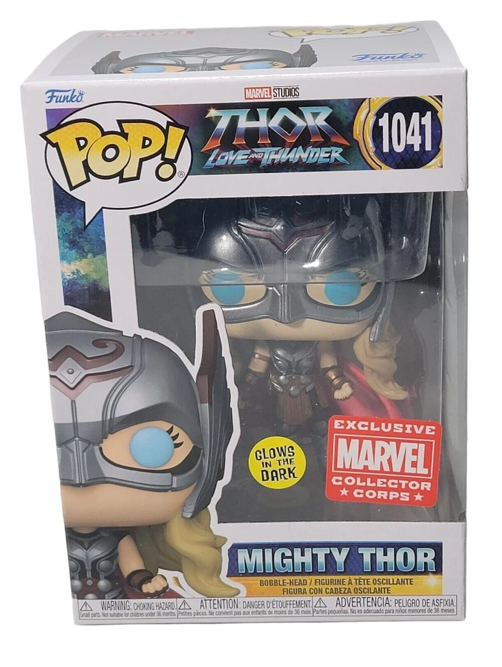 Funko Pop! Vinyl: Marvel - Mighty Thor (Glows In The Dark) - Amazon (Exclusive)